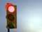 Outdoor Vertical Traffic Light Red Color