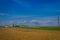 Outdoor view of Amish country farm barn field agriculture in Lancaster