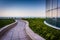 Outdoor walkway at the Revel Hotel Casino in Atlantic City, New