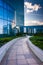 Outdoor walkway at the Revel Hotel Casino in Atlantic City, New