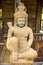 Outdoors Asian Wisdom Statue Decorating a Meditation and Relaxation Temple