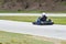 Outdoors competitive racing with go-karts