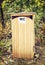 Outdoors toilet or wooden latrine