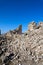 Outer byzantium wall ruins of the ancient city Pergamon in Turkey