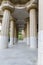 Outer columns under nature square