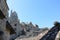 Outer corridor of Mont Saint-Michel in France