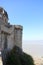 Outer corridor of Mont Saint-Michel in France