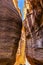 Outer Siq Yellow Canyon Morning Hiking Entrance Petra Jordan