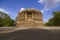 Outer view of the Sun Temple on the bank of the river Pushpavati. Built in 1026 - 27 AD, Modhera village of Mehsana district, Guj