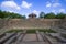 Outer view of the Sun Temple on the bank of the river Pushpavati. Built in 1026 - 27 AD, Modhera village of Mehsana district, Guj