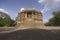 Outer view of the Sun Temple on the bank of the river Pushpavati. Built in 1026 - 27 AD during the reign of Bhima I of the