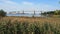 Outerbridge Crossing across Arthur Kill strait, looking northwest towards New Jersey from Staten Island, NY