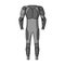 Outfitting for cyclists. Full body protection against falls.Cyclist outfit single icon in cartoon style vector symbol