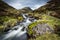 The Outflow from Loch Skeen on Tail Burn above The Grey Mares Ta