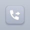 Outgoing call button, best vector