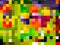 An outlandish lovely graphical design of colorful pattern of squares