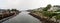 Outlet into the ocean from the marina and fishing harbor at Perkins Cove, Ogunquit, Maine