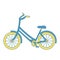 Outline bicycle. Bike . Healthy city vehicle