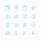 Outline ecommerce vector icons