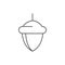 Outline icon - Acorn seed