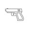 Outline icon - Arm gun