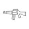 Outline icon - Assault riffle