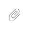 Outline icon - Attachment file
