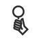 Outline Icon - Bidder hand