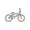 Outline icon - BMX bicycle