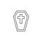 Outline icon - Coffin