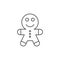 Outline icon - Gingerman