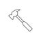 Outline icon - Hammer