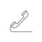 Outline icon - Landline telephone