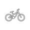 Outline icon - Mountain bike