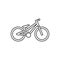 Outline icon - Trial bicycle