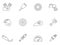 Outline Icons - Motorcycle Parts