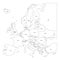 Outline map of Europe