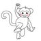 Outline monkey concept