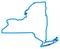 Outline of New York state
