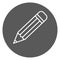 Outline pencil icon