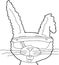 Outline of Rabbit with Augmented Vision