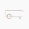 Outline Style Mobile Mini Simple Food Cart Vector Illustration