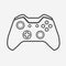 Outline Vector Gamepad.