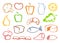 Outlines food icons