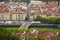 Outlook onto the city of Lyon seen from Esplanade de Fourviere