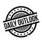 Daily Outlook rubber stamp