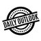 Daily Outlook rubber stamp