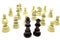 Outnumbered chess pieces