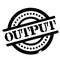 Output rubber stamp