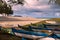 Outrigger canoes in hawaii